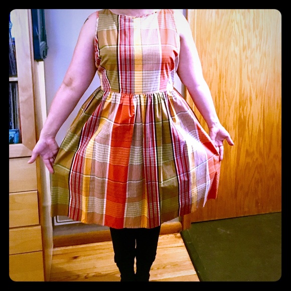 Isaac Mizrahi Dresses & Skirts - Retro Isaac Mizrahi Plaid Party Dress size 16